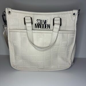Steve Madden Cream Shoulder Bag